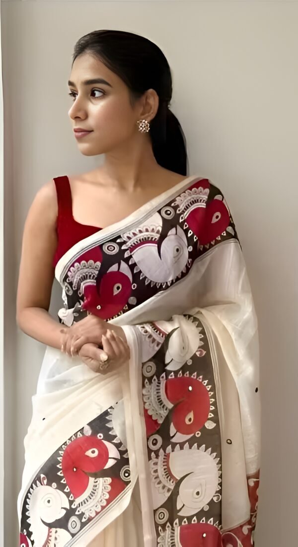 CHANDERI COTTON-SAREE